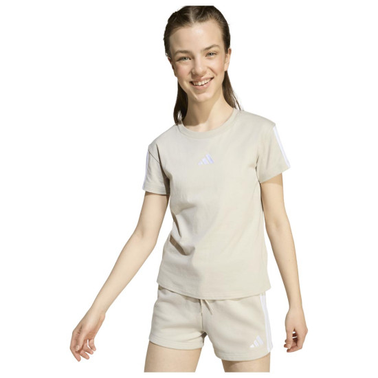 Adidas Παιδική κοντομάνικη μπλούζα Essentials 3-Stripes Cotton Tee Adidas Παιδική κοντομάνικη μπλούζα Essentials 3-Stripes Cotton Tee